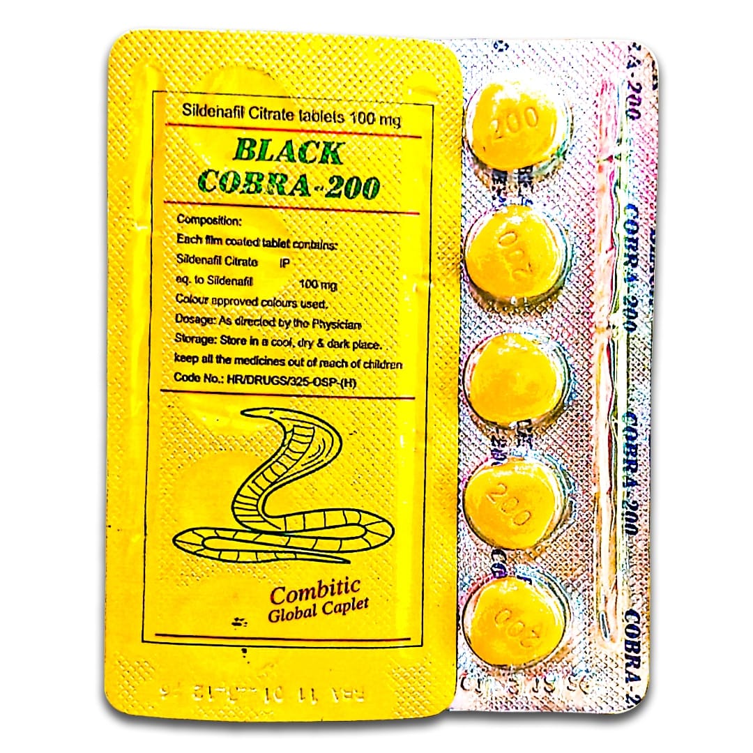 Black Cobra 200 Tablets